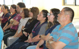 Funcionarios del TDG La Granja participan en charla sobre prevención del acoso laboral con experta en la materia