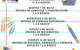 TDG La Granja informa calendarios de pruebas para mayo