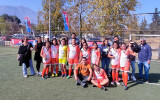 Estudiantes del CS Pudahuel representan al establecimiento en campeonato interescolar de fútbol 7 damas