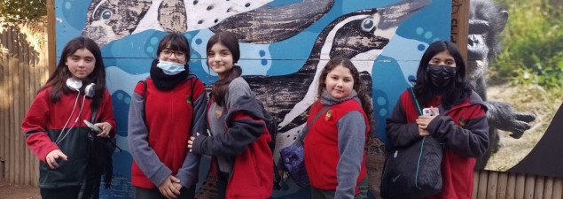 Estudiantes de 6° básico del CS Emprendedores viven salida pedagógica a Zoológico Metropolitano