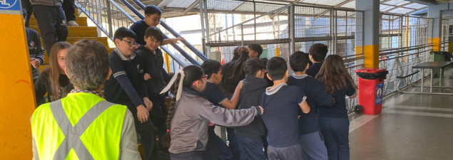 TDG La Granja realiza simulacros para reforzar la cultura preventiva en la comunidad escolar