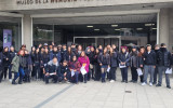 Estudiantes de 4° medio del TDG Lo Prado visitan el Museo de la Memoria y los Derechos Humanos