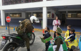 Niveles iniciales del TDG Lo Prado aprenden educación vial con actividad “Mi Pequeña Calle”