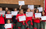 Estudiantes destacados fueron premiados por su participación en la Semana del Libro