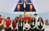 Con emotiva ceremonia, estudiantes del Colegio Santiago recibieron el Sacramento de la Confirmación